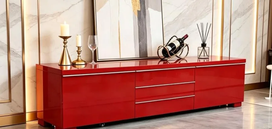 Adjustable wooden centre table